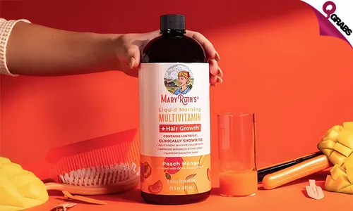 MaryRuth's, Liquid Morning Multivitamin + Hair Growth, Peach Mango!